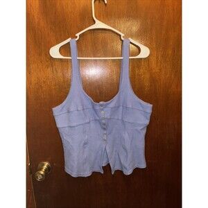 Free People Beach Women’s Blue Tank Top Size Large